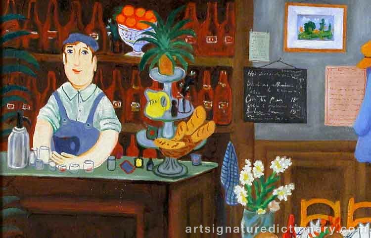 Close-up details showing Lennart JIRLOW signature forgery characteristics