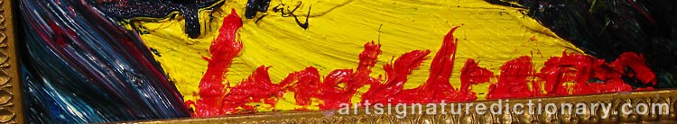 Close-up details showing Bengt LINDSTRÖM signature forgery characteristics