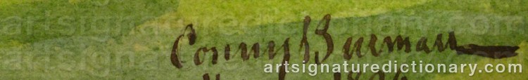 Signature by Conny BURMAN