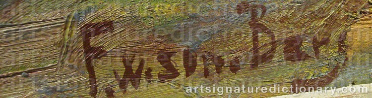 Signature by Folke ‘F W-Son’ WILHELMSSON-BERG