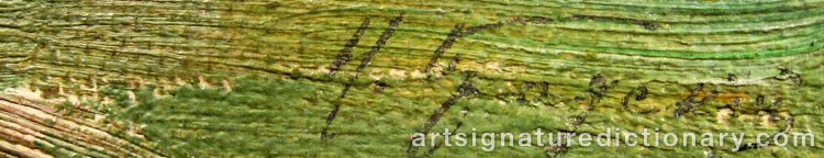 Authentic signature by Isaak Israelievich BRODSKY on  artwork