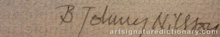 Signature by Bert Johnny NILSSON