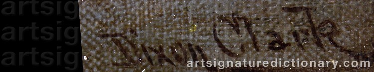 Signature by Joseph Dixon CLARK