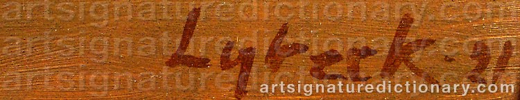 Signature by Bertil LYBECK