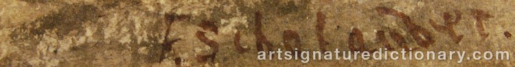 Signature by Fredrik Wilhelm SCHOLANDER