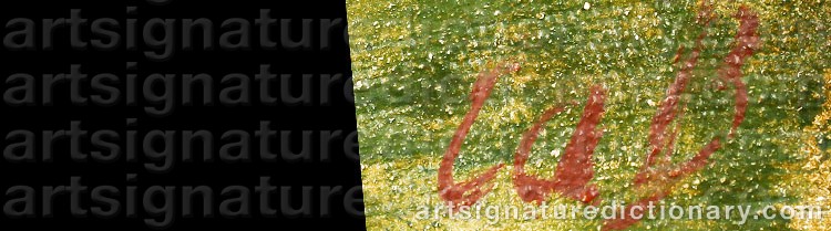 Signature by Carl Bernhard BERGLUND