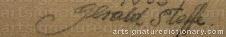 Signature by Gerald STEFFE