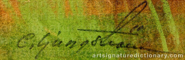 Signature by Carl-Erik LJUNGSTRÖM
