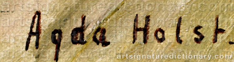 Signature by Agda HOLST