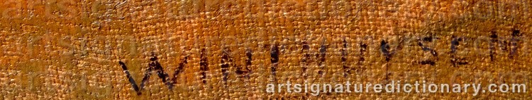 Authentic signature by Javier WINTHUYSEN Y LOSADA on Painting/Watercolour artwork