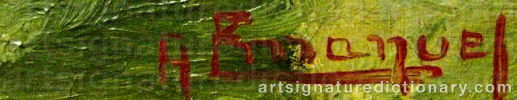 Signature by Anund EMANUEL