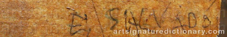 Signature by Ernest SALVADO