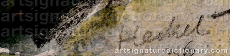 Signature by Erich HECKEL