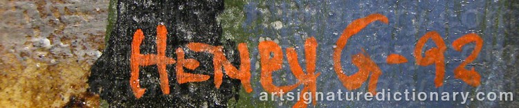 Signature by Henry ‘Henry G.’ GUSTAFSSON