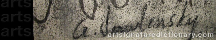 Signature by Alexei Von JAWLENSKY
