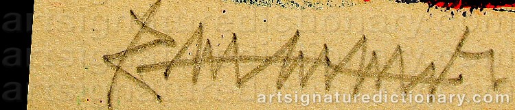 Signature by Abraham RATTNER