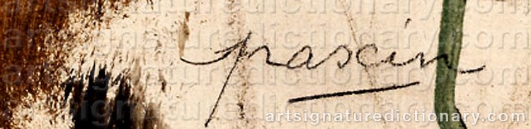 Signature by Jules PASCIN