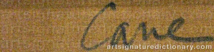 Signature by Louis CANE
