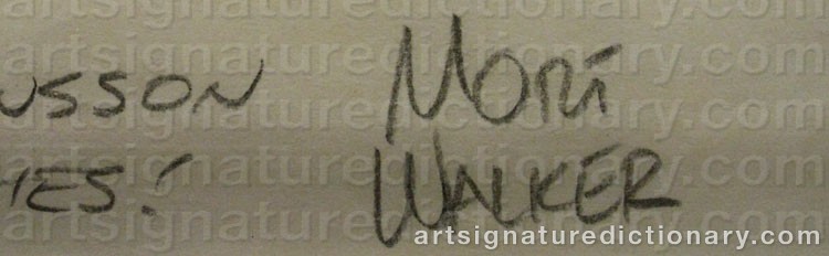 Authentic signature by Mort WALKER on  artwork