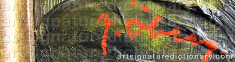 Signature by Josef ÖBERG