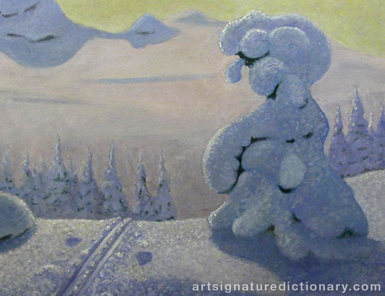 Close-up details showing Gustaf FJÆSTAD signature forgery characteristics