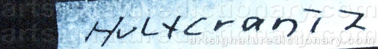 Signature by Tore HULTCRANTZ