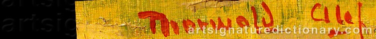 Signature by Thorwald ALEF