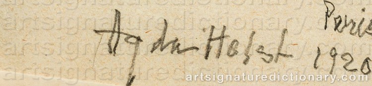 Signature by Agda HOLST