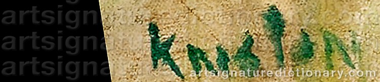 Signature by Ludvig KARSTEN