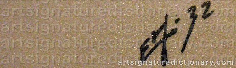 Signature by Emil HEILBORN