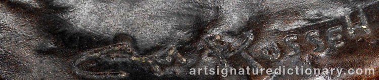 Authentic signature by Charles Marion RUSSELL on artwork