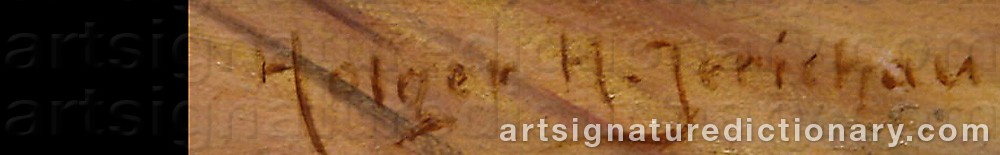Signature by Holger Hvitfeldt JERICHAU
