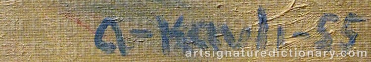 Signature by Arne KAVLI