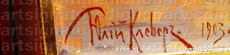 Signature by Yuliy Yulyevich KLEVER