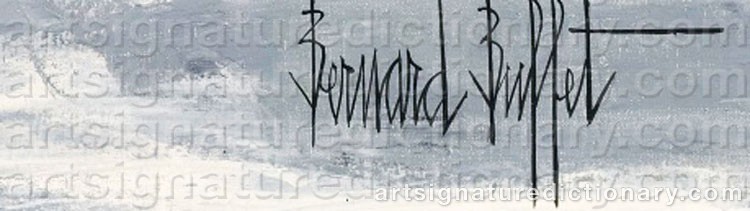 Signature by Bernhard BUFFET