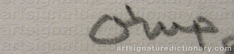 Signature by Bengt ORUP