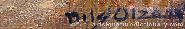 Signature by Nils OLZON