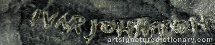 Signature by Ivar JOHNSSON