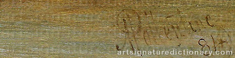 Signature by Alfred POLLENTINE
