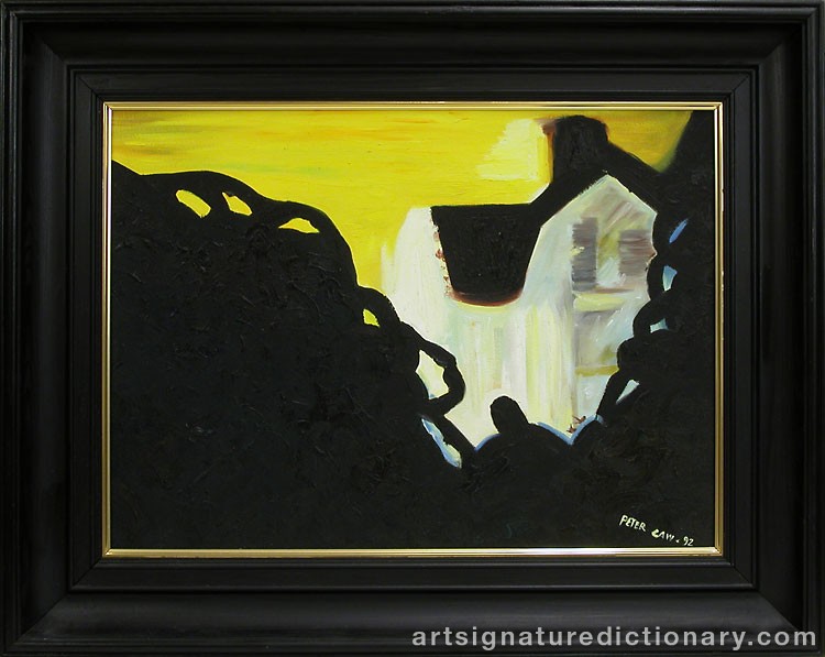 Close-up details showing Peter DAHL signature forgery characteristics