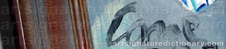 Signature by Louis CANE