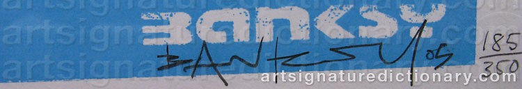 Signature by BANKSY