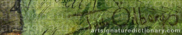 Signature by Bror Tycho ÖDBERG