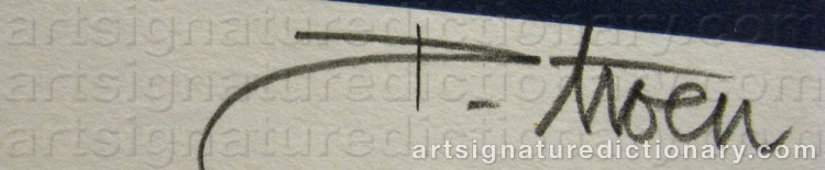 Signature by Petter THOEN