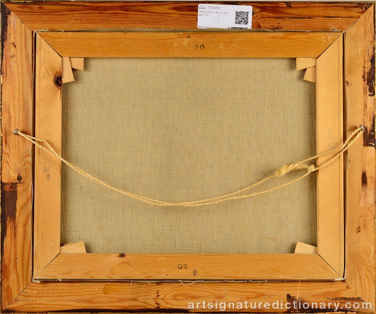 Close-up details showing Hugo ZUHR signature forgery characteristics
