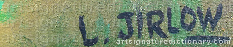 Signature by Lennart JIRLOW