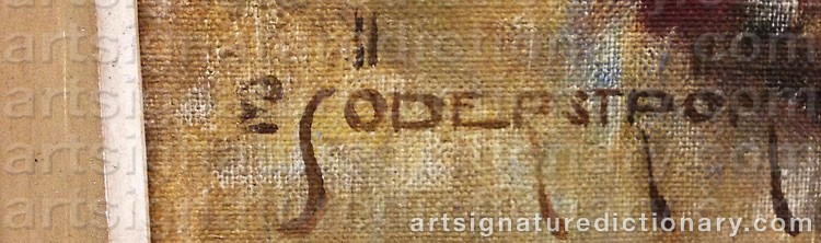 Signature by Edvin SÖDERSTRÖM