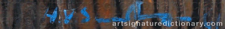 Signature by Hans Valter SUNDBERG