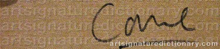 Signature by Louis CANE