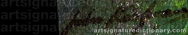 Authentic signature by Isidor KAUFMANN on  artwork